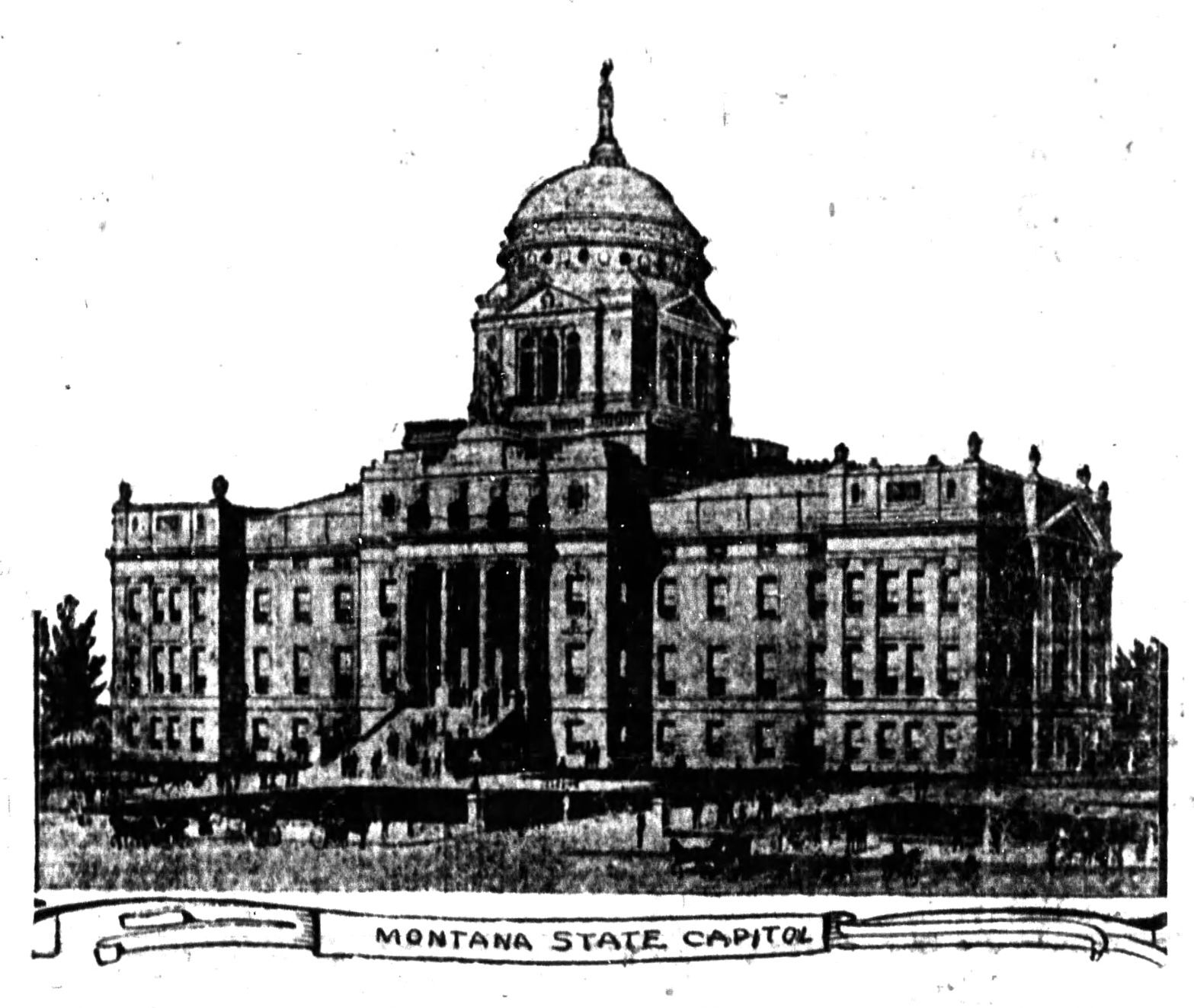 Montana State Capitol design by Bell & Kent